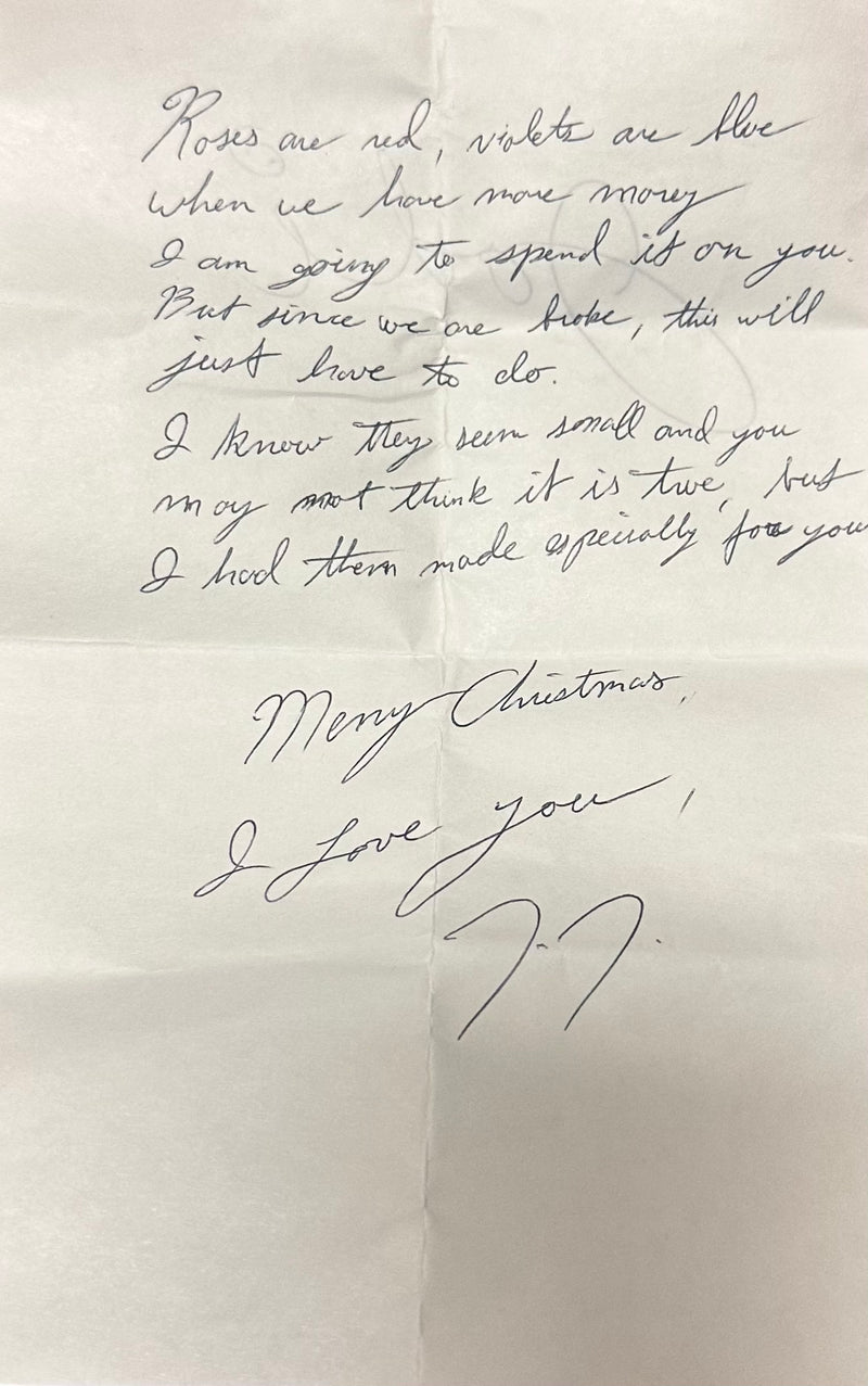 “…since we are broke, this will just have to do.”