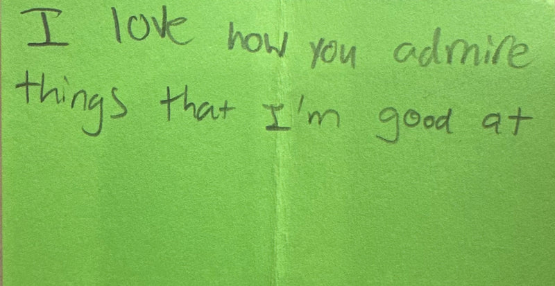 "I love how you admire..."  <br> (click to view) 