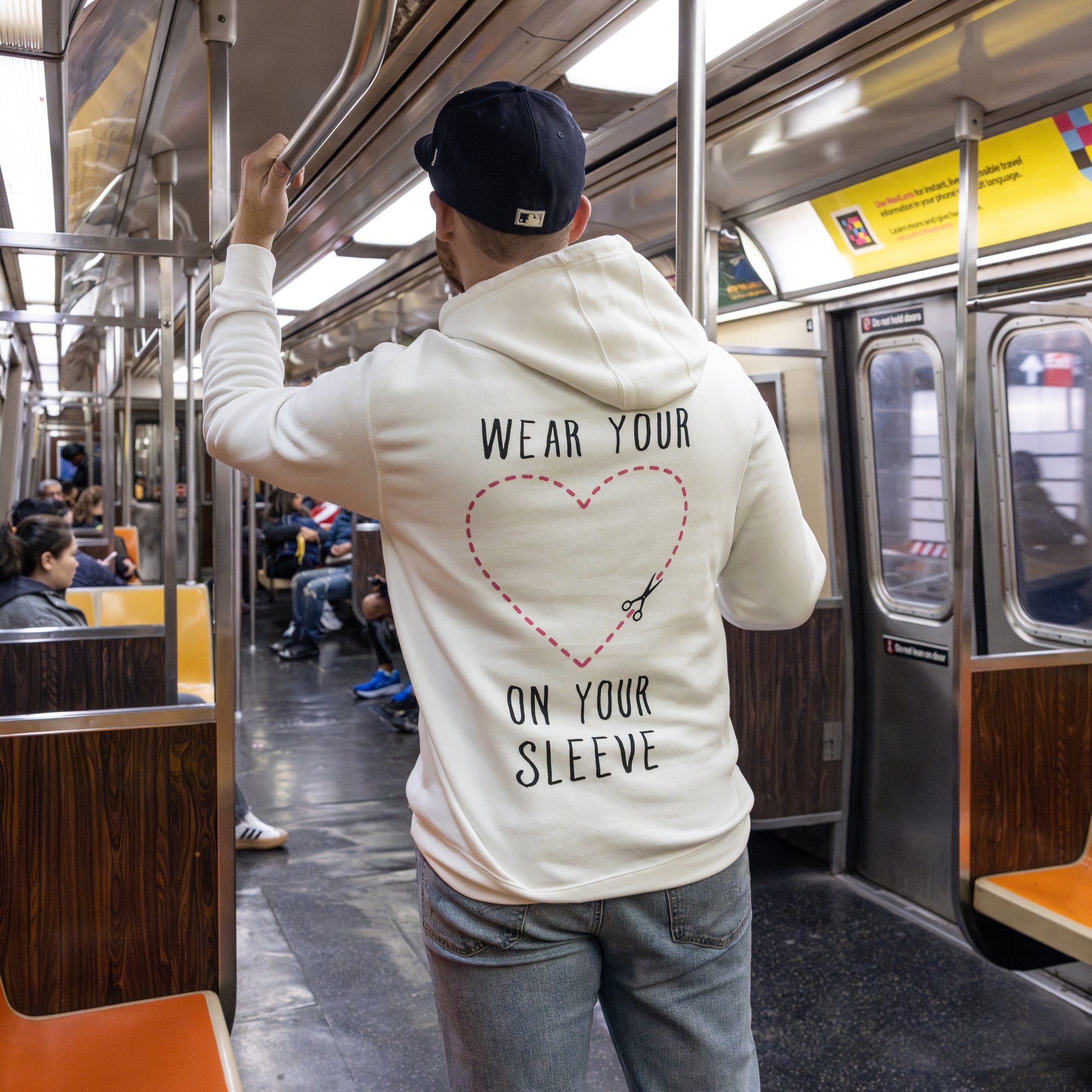 heart on your sleeve - hoodie