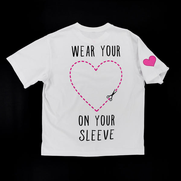 heart on your sleeve - boxy tee