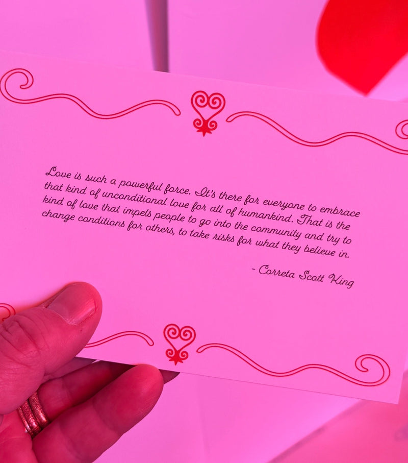 "Love is such a powerful force."  <br> (click to view) 