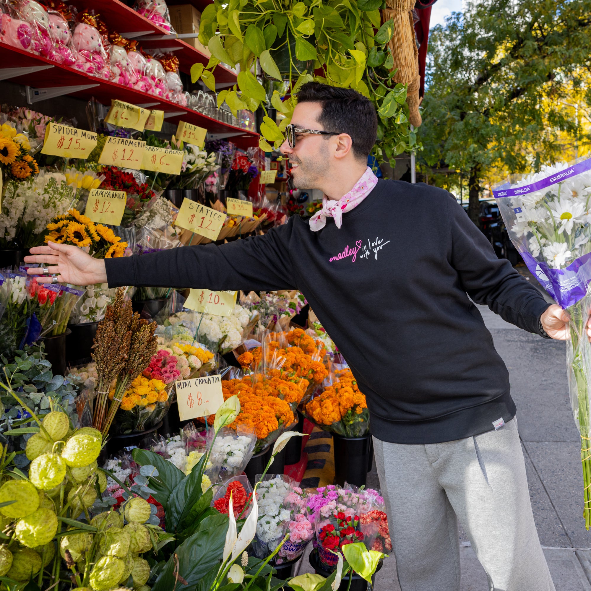 madley in love letter - crewneck