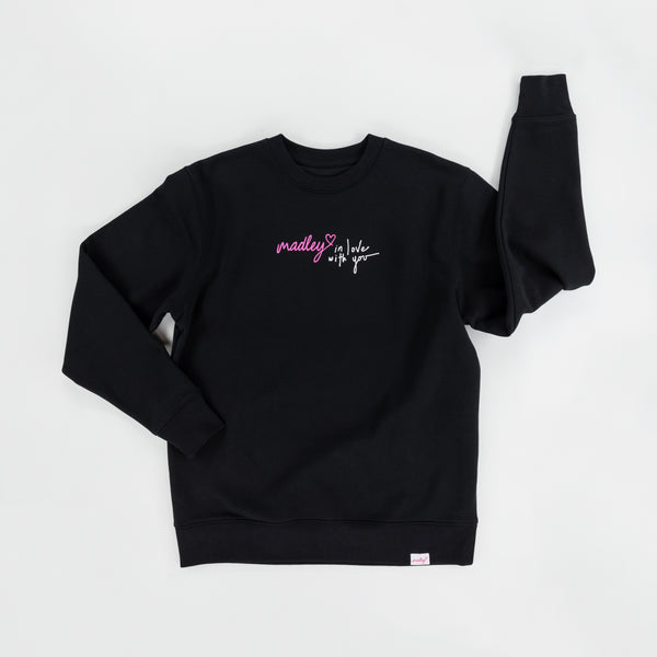 madley in love letter - crewneck